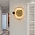 voordelige Wandverlichting voor binnen-led wandlamp kunst klok ontwerp wandlamp creatief gangpad slaapkamer woonkamer achtergrond muur decora wandverlichting