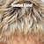billiga äldre peruk-chic pixie peruk med sönderslagen lugg och rufsiga lager / multitonala nyanser av blond silverbrunt och rött