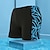 abordables maillot de bain boxer homme-Homme Maillot de bain Surf Boardshort short de bain Short de bain Imprimer Lettre Requin 3D Respirable Séchage rapide Vacances Plage Piscine Sexy Elastique 2 7 Taille basse Elastique