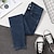 baratos jeans femininos-Mulheres Cinza azulado Preto Azul Tecido Ganga Escritório Diário Retro Básico Clássico Algodão Denim Normal S
