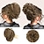 cheap Chignons-2PCS Messy Bun Hair Piece Curly Scrunchies Straight Short Ponytail Bun Extensions Synthetic Updo Hair Bun Chignon Elegant for Wome