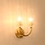 voordelige Wandverlichting voor binnen-led wandkandelaars indoor dimbare wandverlichtingsarmaturen kristal e14 2-lichts wandlamp voor woonkamer slaapkamer badkamer hal deuropening trap, nachtkastje 110-240v