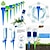 cheap Gardening-12PCS Self-Contained Auto Drip Irrigation Watering System Automatic Watering Spike For Plants Flower Indoor Household