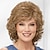 cheap Older Wigs-Long Color Me Beautiful WhisperLite Wig Long Soft Wispy Layers with Sides Brushed Forward Or Back For A Natural Look / Multi-tonal Shades of Blonde Silver Brown and Red