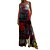 cheap Women&#039;s Jumpsuits-Women&#039;s Jumpsuit Button Print Tie Dye Square Neck Streetwear Daily Vacation Wide Leg Loose Fit Sleeveless Black Wine Red S M L Summer