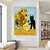 cheap Painting-Mintura Handmade Famous Oil Paintings On Canvas Wall Art Decoration Modern Abstract Flowers Picture For Home Decor Rolled Frameless Unstretched Painting