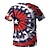 billige Cosplay-anime t-shirts og hættetrøjer til hverdagsbrug-4. juli USA&#039;s nationale flag T-shirt Trykt mønster Klassisk Gadestil Til Par Herre Dame Voksne Uafhængighedsdag 3D-udskrivning Afslappet / Hverdag