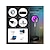voordelige Slimme Decoratieve Lichten-LED Slimme Lamp Sunset Rainbow Projectorlamp RGB Vloerlamp met Bluetooth en Tuya App Afstandsbediening Live Achtergrond Sfeervolle Zonsondergang Verlichting