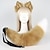 baratos Acessórios de penteados-clipe de rabo de raposa orelhas de gato patas de lobo luvas traje cosplay halloween acessórios para fantasia de festa chique