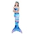 cheap Swimwear-Kids Girls‘ Swimwear Bikini 3-10 Years 3pcs Three Piece Swimsuit Mermaid Tail The Little Mermaid Swimwear Gradient Sleeveless Blue Rainbow Red Beach Active Cosplay Costumes Bathing Suits Summer