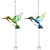 abordables Atrapasueños-1 pieza, colgante de atrapasol de cristal de colibrí, decoración de jardín de bola de prisma colgante
