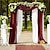 voordelige Buitenkades-salie groene bruiloft boog gordijnen chiffon stof draperie pure achtergrond gordijnen voor feestceremonie boog podium decoraties