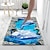 baratos Tapete Absorvente de Casa de Banho-tapete de banho de terra diatomácea 3d seaworld tapete de banheiro super absorvente tapete de porta novo design