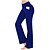 cheap Women&#039;s Active Pants-Women&#039;s Yoga Pants Side Pockets Bootcut Tights Tummy Control Butt Lift 4 Way Stretch Purple Army Green Dark Gray Yoga Fitness Gym Workout Winter Sports Activewear High Elasticity / Breathable