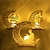 お買い得  デコレーション＆ナイトライト-ラマダン装飾ナイトライトイードムバラクムーンスター木製装飾品家庭用イスラムイスラム教徒の装飾ラマダン祭パーティーギフト 2023