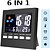 cheap Radios and Clocks-LCD Digital Thermometer Weather Station Clock &amp; Alarm Clock Calendar Room Home Hygrometer Termometer Temperature Humidity Meter