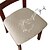 cheap Slipcovers-Water Repellent Dining Chair Cover Seat Slipcover Grey for Living Room Party Wedding Christmas Decoration Spandex FabricWashable