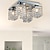 abordables Lámparas de araña-candelabros led luces de techo regulables 30 cm diseño de círculo de lujo moderno 150 cm cristal dorado para interiores de casas cocina dormitorio luz de lámpara creativa