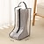 cheap Storage Bags-Waterproof Dustproof Transparent Boot Storage Bag Shoes Protection Bag Zippered Portable Boots Pocket Household Travel Storage