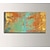 levne Abstraktní malby-olejomalba 100% ručně malovaná nástěnná malba na plátně zelený kámen moderní abstraktní bytové dekorace výzdoba rolované plátno bez rámu nenatažené