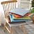 cheap Decorative Pillows-High Elasticity Memory Cotton Solid Color Cushion Removable and Washable All Seasons Chair Cushion Home Office Seat Bar Dining Chair Seat Pads Garden Floor Cushion