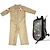 cheap Movie &amp; TV Theme Costumes-Ghostbusters Movie / TV Theme Costumes Cosplay Costume Men&#039;s Women&#039;s Movie Cosplay Overalls Accessories Set Overalls + Bags Carnival Masquerade Leotard / Onesie Bag
