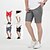 ieftine Pantaloni scurți casual-Bărbați Pantaloni Scurți Pantaloni scurți din piele artificială Buzunar Simplu Confort Respirabil Lungimea genunchiului În aer liber Zilnic Concediu Piele Artificială Stilat Casual Negru Alb