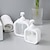 billige baderomsarrangør-trykkflaske avtakbar sjampo flytende såpedispenser såpeflaske baderomsflasker dusj gjenfyllbar plast