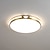 رخيصةأون إضاءات الأسقف-led ceilling ضوء عكس الضوء النحاس 30/40/50 سم دائرة تصميم الأشكال الهندسية أضواء السقف النحاس الأبيض الدافئ الأبيض البارد 110-240 فولت