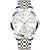 halpa Kvartsikellot-olevs 9931 kvartsi kaksoiskalenteri ylellinen timantti kellotaulu miesten rannekellot ruostumattomasta teräksestä valmistettu ranneke vedenpitävä kello