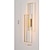 abordables Apliques de pared LED-Lightinthebox luces de pared LED para interior rectángulo dorado luz doble montada en la pared iluminación de pared de metal LED moderna para dormitorio comedor lámpara de noche sala de estar
