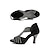 olcso Latin cipők-Női Latin cipő Társastánc Square Dance Pártgyűjtemények Divat Buli / Este Strasszkő Kúpsarok Lábujj nélküli Cipzár Felnőttek Fekete Forgásc Rózsaszín