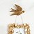 cheap Artificial Flowers-Vintage Old Resin Swallow Wall Decoration Home Bedroom Wall Decoration 1PC
