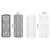 cheap Home Storage &amp; Hooks-6pcs Wall-Mounted Holder Punch-Free Plug Fixer Self-Adhesive Socket Fixer Seamless Power Strip Holder Home Cable Wire Organizer Racks