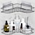 abordables organizador de baño-Caddy de ducha, estante de baño, cocina, sin perforación, estante de almacenamiento triangular, accesorios de baño