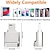 billige Periferiutstyr til datamaskiner-mikro sd kortleser konverterer egnet for iphone ipadotg til micro sd/tf kortleser viewer adapter minnekortlesing for iphone 14/13/12/pro/11/x/xr/max/8 støtte ios 13 og exfat &amp; fett32