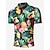 preiswerte Hawaiihemden mit Revers für Herren-Herren Hemd Hawaiihemd Sommerhemd Aloha-Shirt Frucht Ananas Grafik-Drucke Umlegekragen Grün / Schwarz Weiß Rosa Marineblau Königsblau 3D-Druck Outdoor Strasse Kurze Ärmel Bedruckt Button-Down