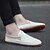 cheap Men&#039;s Shoes-Men&#039;s Sneakers Loafers &amp; Slip-Ons Slip-on Sneakers Casual Daily Walking Shoes Canvas Linen Breathable Booties / Ankle Boots Black Beige Gray Summer