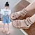 cheap Kids&#039; Sandals-Girls&#039; Sandals Daily Roman Shoes Children&#039;s Day School Shoes Synthetics Shock Absorption Breathability Non-slipping Big Kids(7years +) Little Kids(4-7ys) Toddler(2-4ys) School Birthday Gift Walking