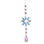 ieftine Prinzător de Vise-fulg de zăpadă atrăgător de vis cristal suncatcher clopoțel de vânt cadou făcut manual clopoțel de vânt ornament pentru agățat perete decor în aer liber