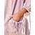 cheap Women&#039;s Jumpsuits-Women&#039;s Romper Button Pocket Solid Color V Neck Basic Daily Vacation Regular Fit 3/4 Length Sleeve Pink Apricot S M L Spring