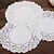 cheap Kitchen &amp; Dining-140Pcs White Round Paper Doilies Doily Lace Placemats for Tables Wedding Christmas Birthday Party Cake Placemat Table Decoration