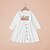 cheap Dresses and Jumpsuits-Mommy and Me Dresses Floral Letter Outdoor Button White Long Sleeve Midi Mommy And Me Outfits Adorable Matching Outfits