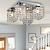 levne Lustry-led lustry stmívatelná stropní svítidla 30cm moderní luxusní kruhový design 150cm zlatý krystal pro domácí interiéry kuchyně ložnice kreativní lampa světlo