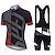 cheap Men&#039;s Clothing Sets-21Grams Men&#039;s Cycling Jersey with Bib Shorts Short Sleeve Mountain Bike MTB Road Bike Cycling White Green Blue Bike Clothing Suit 3D Pad Breathable Quick Dry Moisture Wicking Back Pocket Polyester