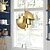 cheap Globe Design-LED Pendant Light Brass Indoor Multi-Lite Pendant, Small LED Chandelier Adjustable Modern for Home Livingroom Lighting
