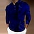 billiga pikétröja för män-Herr POLO Shirt Golftröja Grafiska tryck Geometri Nedvikt Gul Armégrön Rubinrött Blå Purpur 3D-tryck Utomhus Gata Långärmad Mönster Button-Down Kläder Mode Designer Ledigt Mjukt