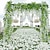 cheap Outdoor Wall Hangings-4Pcs Total 720cm/23.6ft Artificial Flowers Silk Wisteria Garland Artificial Wisteria Vine Rattan Silk Hanging Flower for Home Garden Outdoor Ceremony Wedding Arch Floral Decor