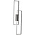 abordables Apliques de pared LED-Lightinthebox Luces de pared LED para interior, luz doble rectangular negra, lámpara montada en la pared, iluminación de pared de metal LED moderna para dormitorio, comedor, lámpara de noche para