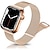 voordelige Apple Watch-bandjes-Milanese lus Compatibel met: Apple Watch-horlogebandje 38mm 40mm 41mm 42mm 44mm 45mm 49mm Dames Magnetische sluiting Verstelbaar Roestvrij staal Vervangende horlogeband voor iwatch Serie Ultra 8 7 6